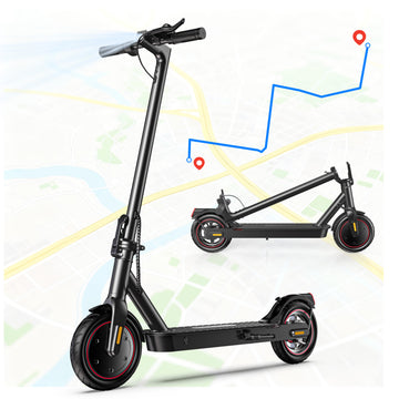 iScooter Electric Scooter for Adults, 21 Miles Max Range with 18 MPH Top, 350W Foldable Commuting Electric Scooter with 3 Speed & Cruise Control Escooter for Teens