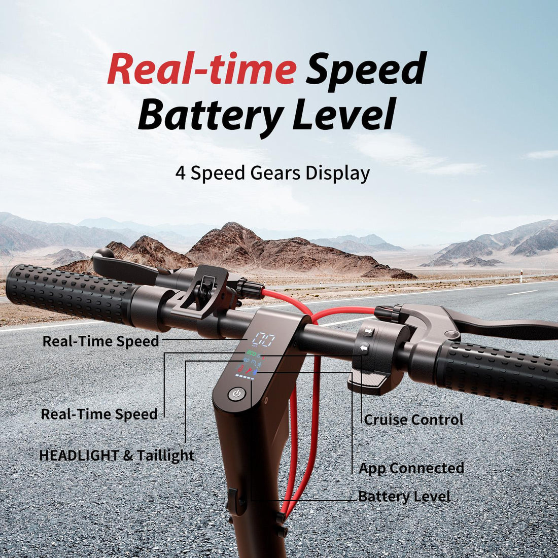 750W Electric Scooter, Top Speed 25 mph,10" Foldable E-Scooter for Adults with 48V 14Ah Battery,Smart App Control