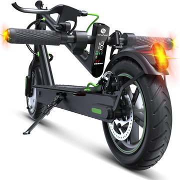 isinwheel S-Nova Electric Scooter Adults – 19/38 Miles Long Range, 600/1000W Peak Power, 20/28 MPH Top Speed, 8.5"/10" Pneumatic Tires, Dual Disc Brakes, Foldable E-Scooter for City Commuting & Campus