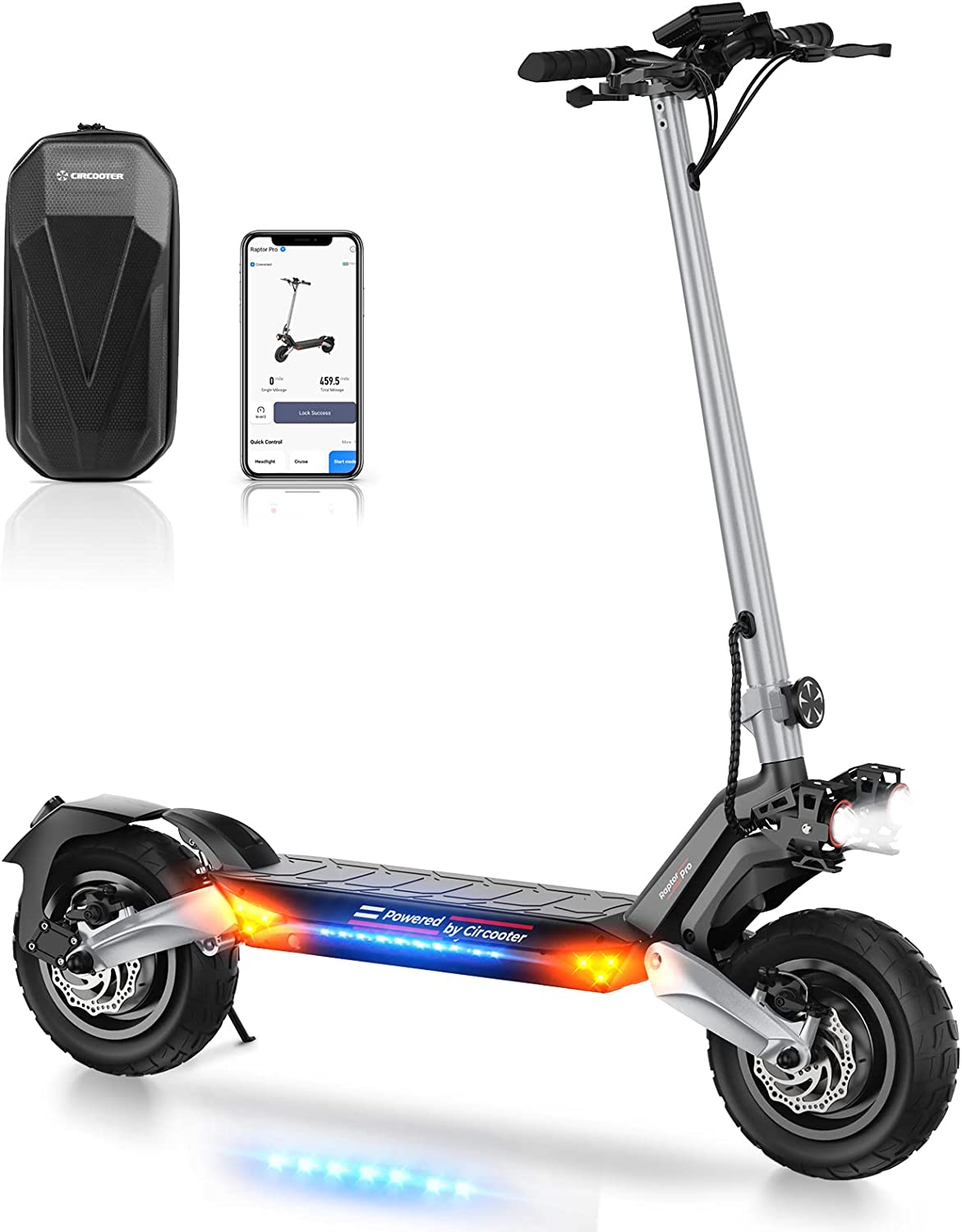 RPro 1600W Dual Motors Off Road Electric Scooter iSinwheel Official Store