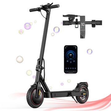 500W Peak Electric Scooter,8.5" Tires,19mph & 19Miles Range,Folding Commuting E-Scooter for Adults with APP Control