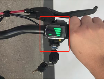 Accelerator throttle instrument (with key) i12